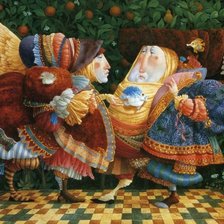 Схема вышивки «гномы»