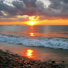 Схема вышивки «Закат»