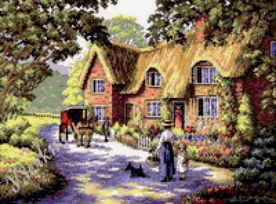 почтальон осенью - почтальон, осень - предпросмотр