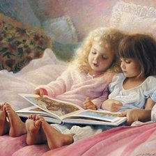 Схема вышивки «милые девчушки»