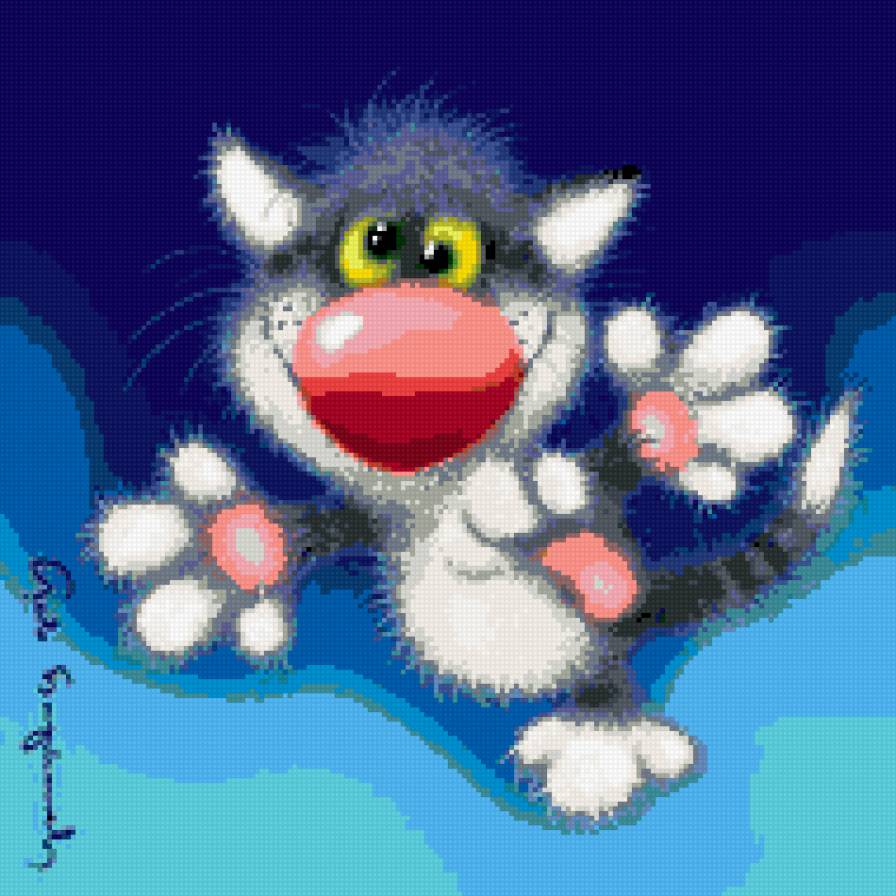 кот 4 - кот, котенок, взгляд - предпросмотр