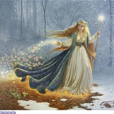 Схема вышивки «весна идет»