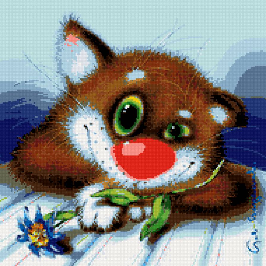 кот 78 - кот, взгляд, котенок - предпросмотр