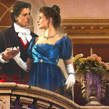 Схема вышивки «влюблённая пара»