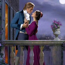 Схема вышивки «влюблённые»