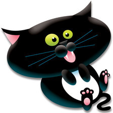 Схема вышивки «Котик»