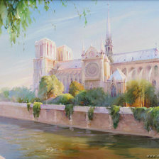 Схема вышивки «замок»