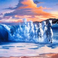 Схема вышивки «лошадки»