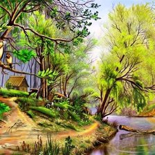 Схема вышивки «природа 1»