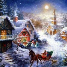 Схема вышивки «новый год»