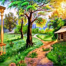 Схема вышивки «природа 1»