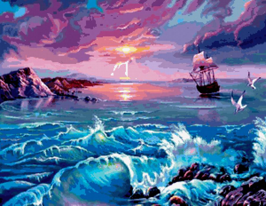 морской пейзаж - морской пейзаж - предпросмотр