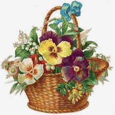 Схема вышивки «ретро»