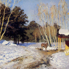 Схема вышивки «Левитан»