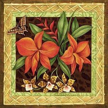 Схема вышивки «Цветочный мотив»