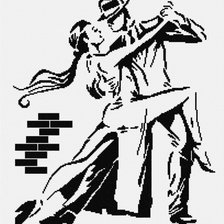 Схема вышивки «пара»