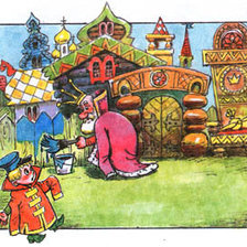 Схема вышивки «вовка в тридевятом царстве»