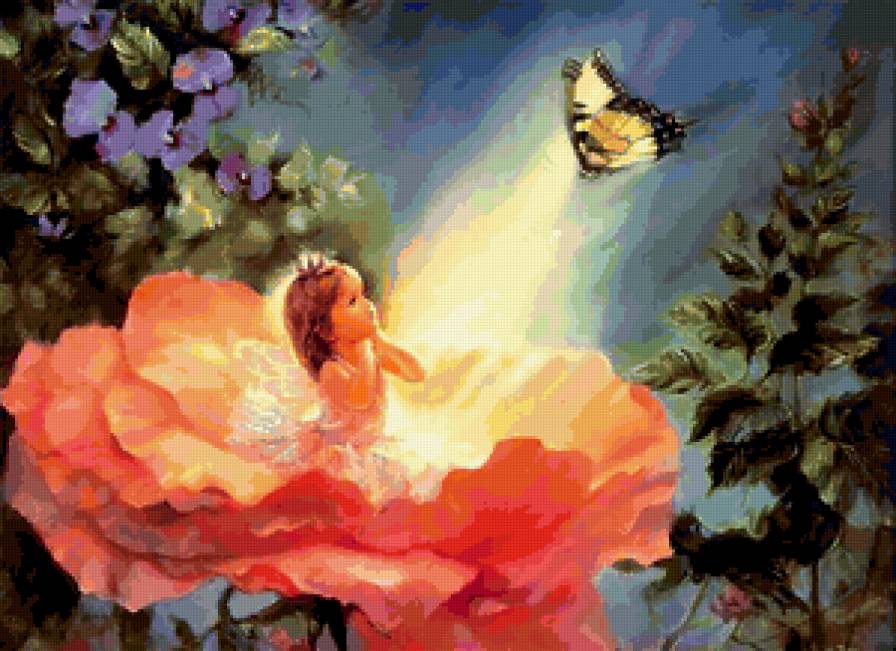 девочка на маке - дети, мак, девочка - предпросмотр