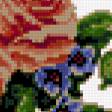 Предпросмотр схемы вышивки «гирлянды из роз и незабудок» (№287124)