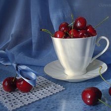 Схема вышивки «вишня»