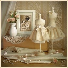 Схема вышивки «манекены»