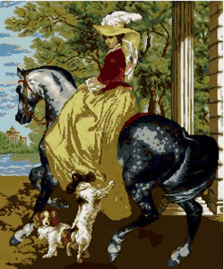 Дама на прогулке - женщина - предпросмотр