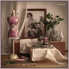 Схема вышивки «манекены»