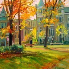 Схема вышивки «Осень»