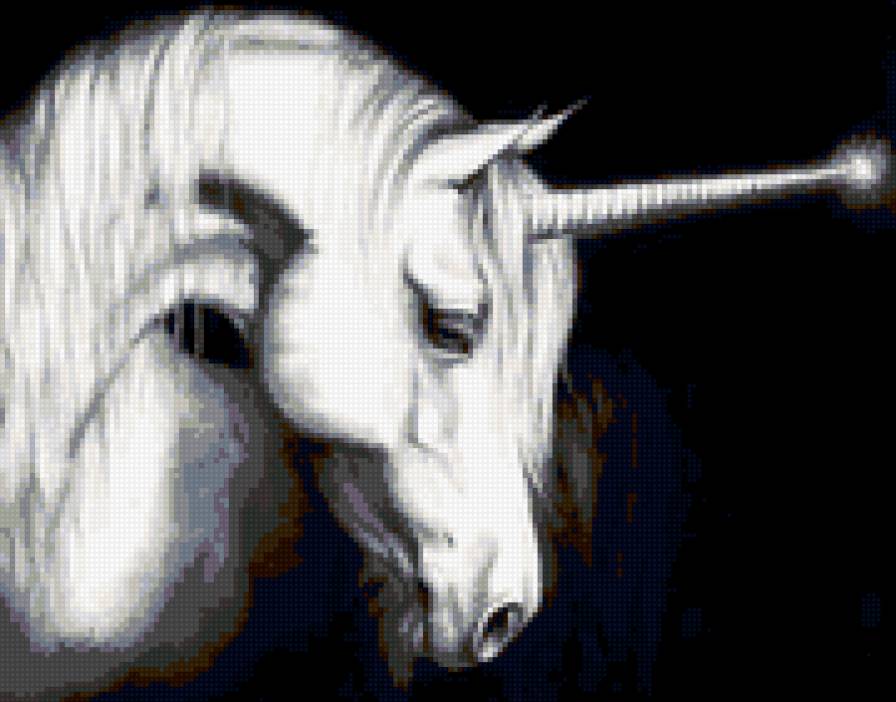 серия "единороги и пегасы" - единорог - предпросмотр