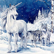 Схема вышивки «серия "единороги и пегасы"»