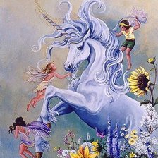 Схема вышивки «серия "единороги и пегасы"»