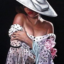 Схема вышивки «Таинственная незнакомка»