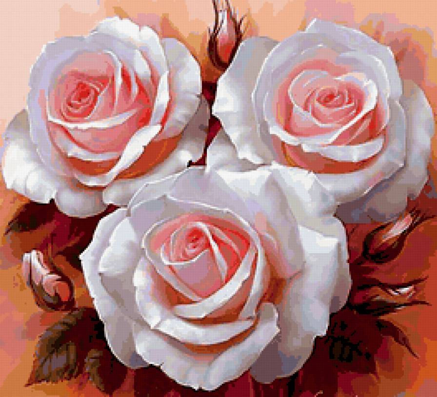 Три розы - розы - предпросмотр