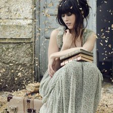 Схема вышивки «Девушка.»