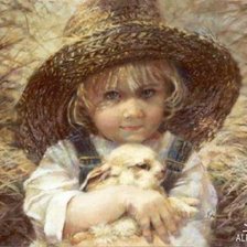 Схема вышивки «Зайчонок.»