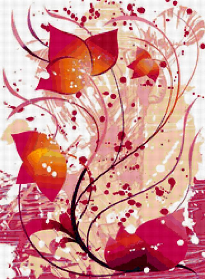 УЗОР - орнамент, узор, подушка, цветы - предпросмотр