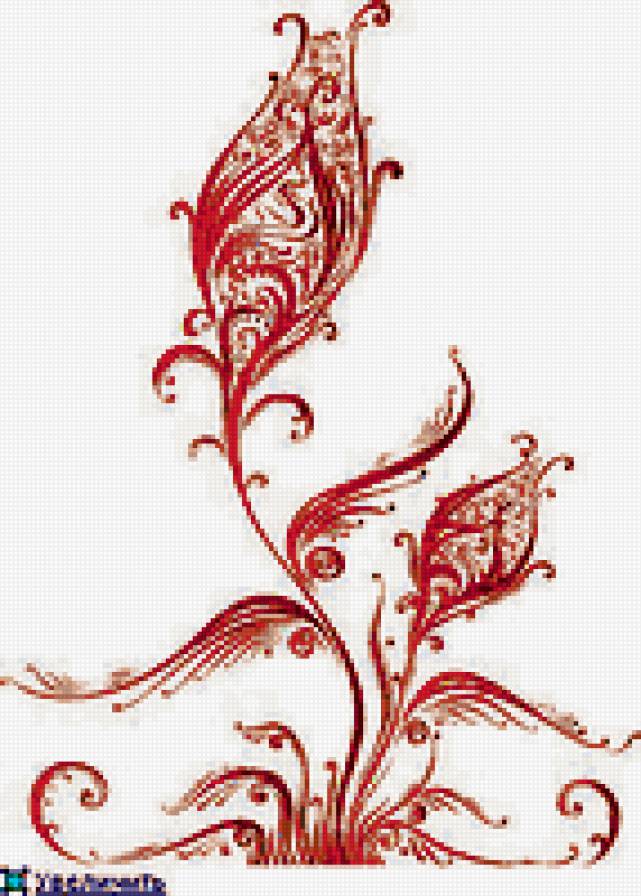 УЗОР - цветы, подушка, орнамент, узор - предпросмотр