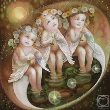 Схема вышивки «Ангелочки»