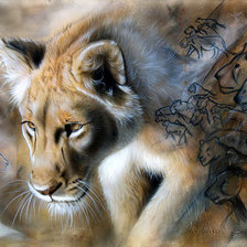 Схема вышивки «ХУДОЖНИК - Sandi Baker»