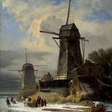 Схема вышивки «мельница»