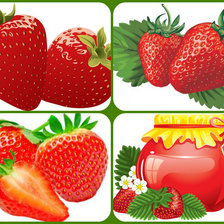 Схема вышивки «клубничное настроение»