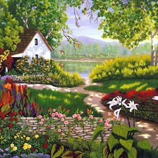 летний пейзаж