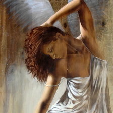 Схема вышивки «девушка»