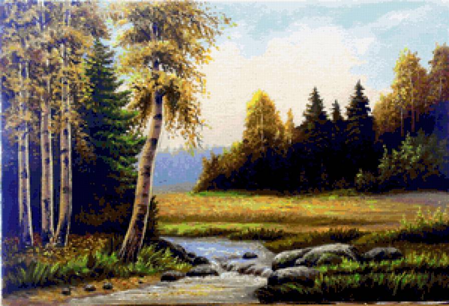 пейзаж - пейзаж, природа, лес - предпросмотр