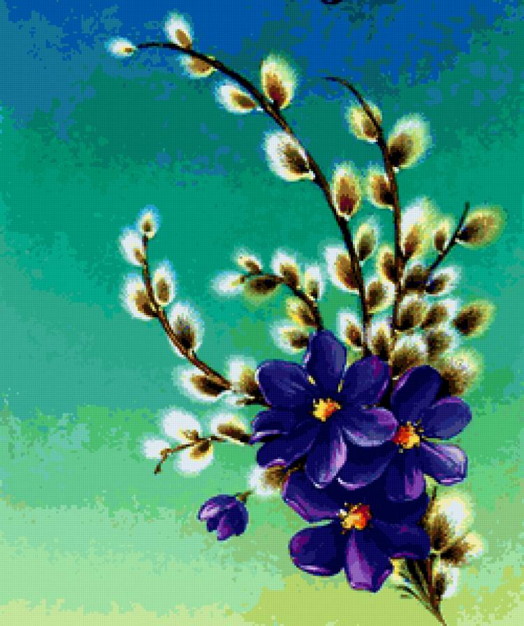 весенний букет - предпросмотр