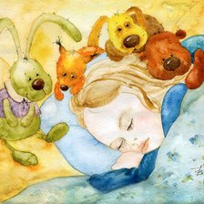 Схема вышивки «сон»