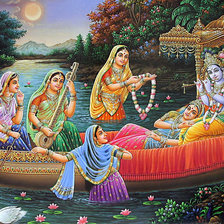 Схема вышивки «индианки»