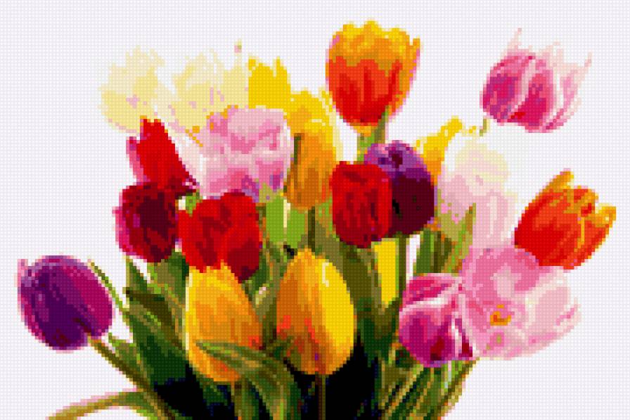 тюльпаны - . тюльпаны, цветы, букет - предпросмотр