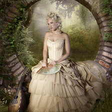 Схема вышивки «девушка»