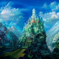 Схема вышивки «Замок»